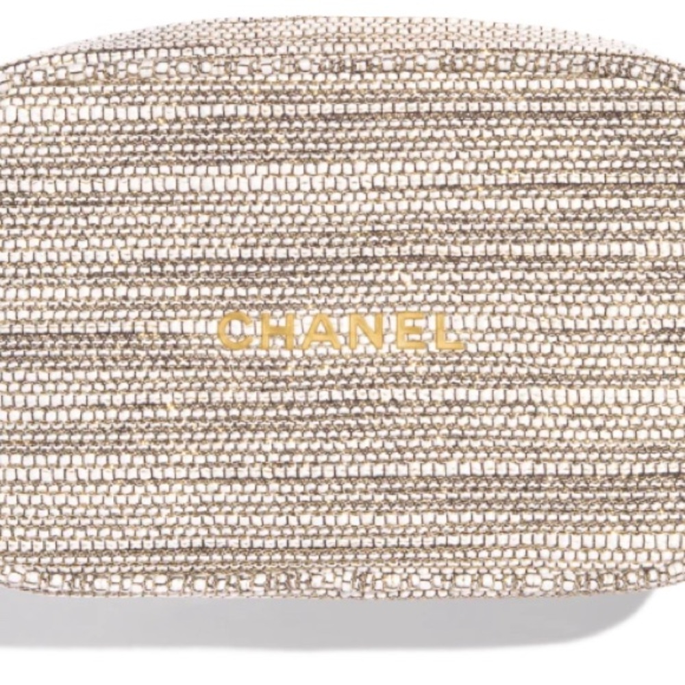 Chanel Makeup Tweed Bag Pouch